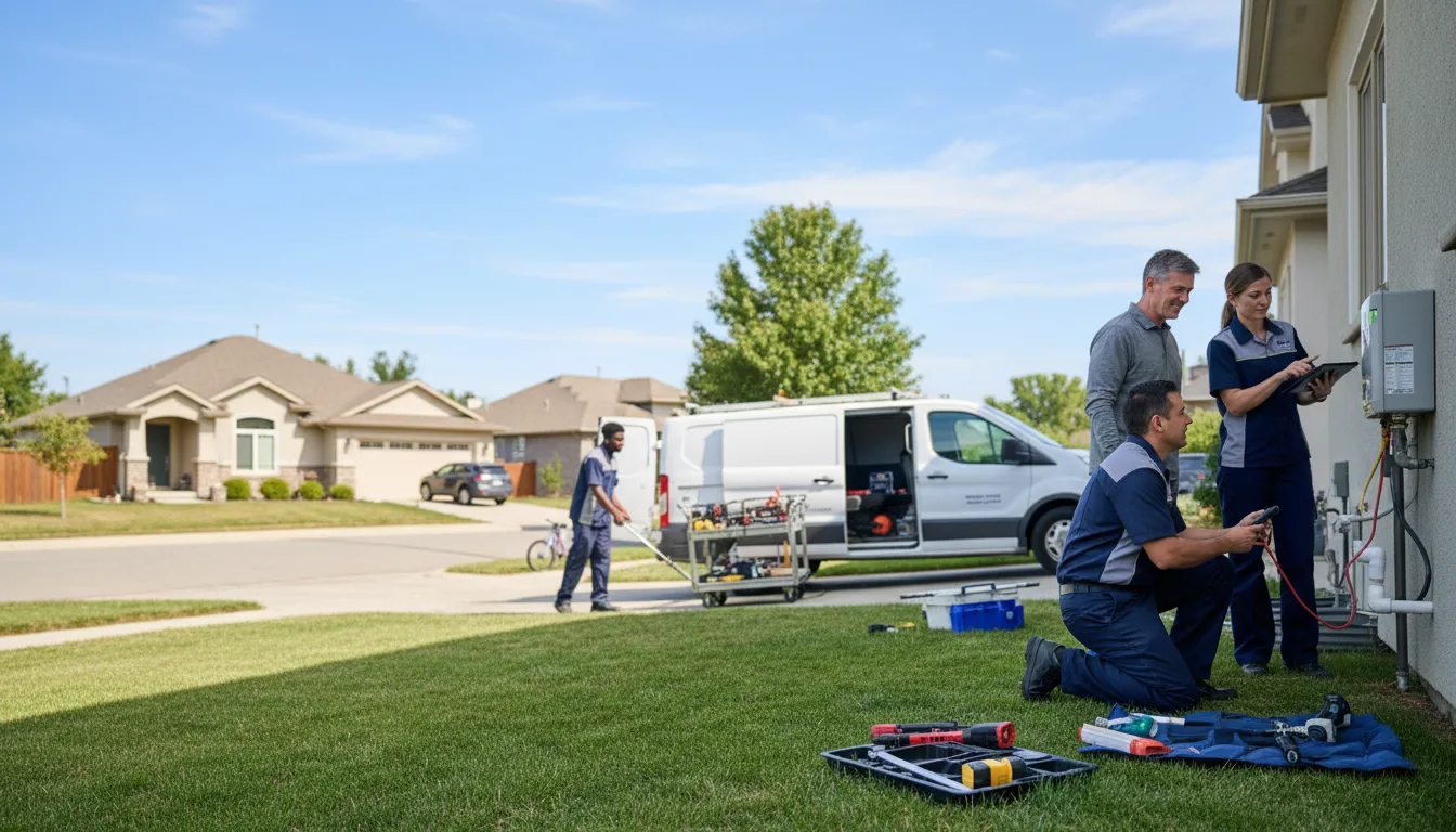 Tankless water heater service in Wallisville, TX